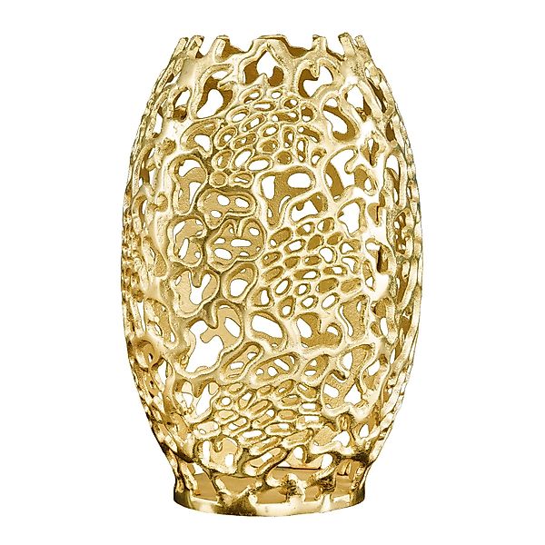 riess-ambiente Dekovase ABSTRACT LEAF 40cm gold günstig online kaufen