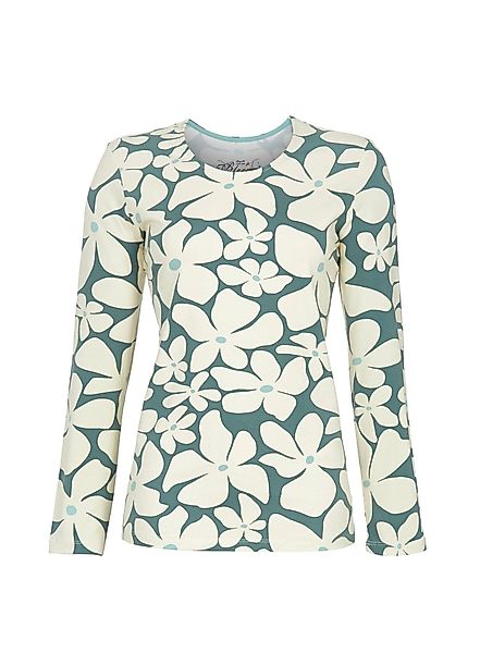 Ringella Pyjamaoberteil mit abstrahiertem Blumenprint (1-tlg) günstig online kaufen