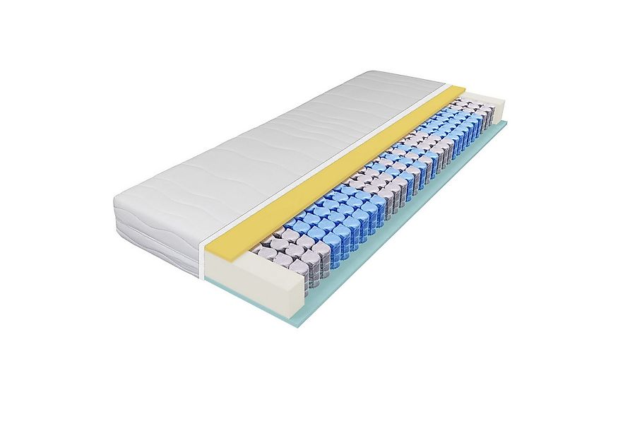 Taschenfederkernmatratze Ortho Strong, Beco, 20 cm hoch, 2 Härtegrade in 1 günstig online kaufen