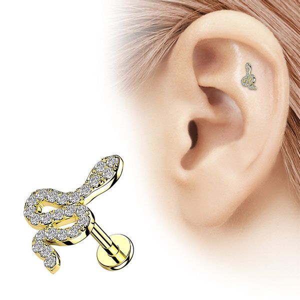 Taffstyle Piercing-Set Tragus Knorpel Piercing flach günstig online kaufen