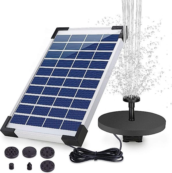 BlingBin Solarpumpe Solar Springbrunnen Fontäne Garten-Brunnen günstig online kaufen