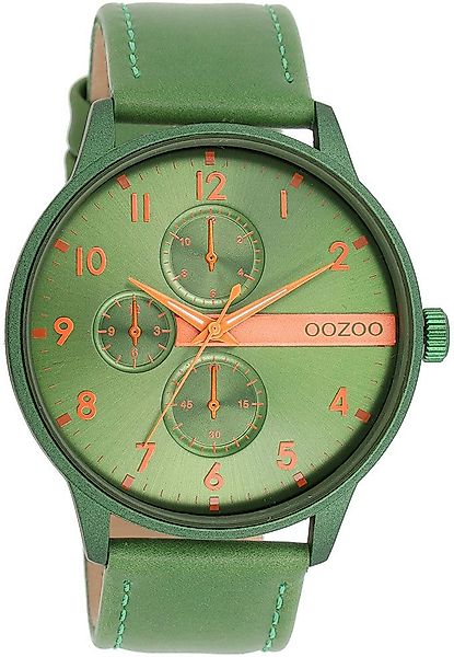 OOZOO Quarzuhr C11308, Armbanduhr, Herrenuhr, Lederarmband günstig online kaufen
