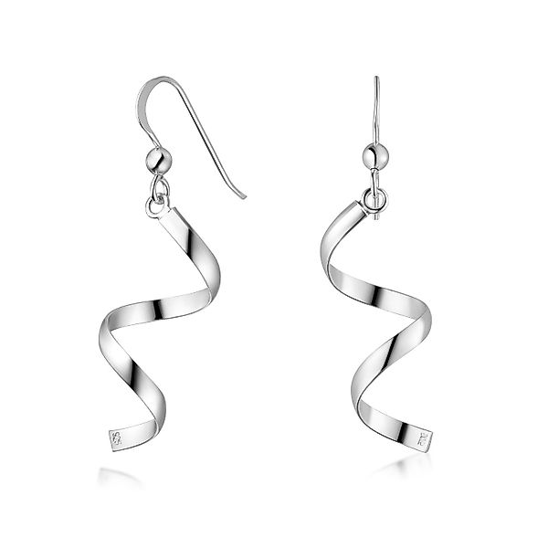 Materia Paar Ohrhänger Damen Silber Spirale günstig online kaufen