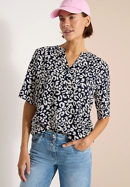 Cecil Druckbluse Sommerbluse mit Leo-Muster günstig online kaufen