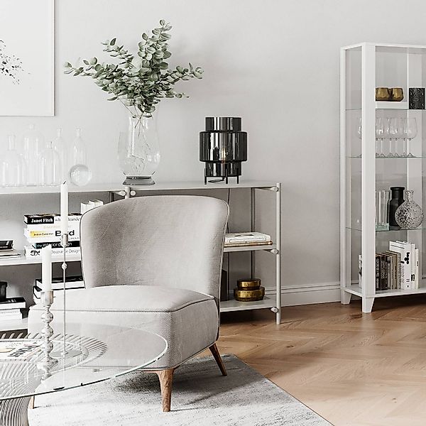 By Rydens Tischleuchte »Ebbot« E27 1 Stk. Tischleuchte mit Glasschirm, 37 c günstig online kaufen