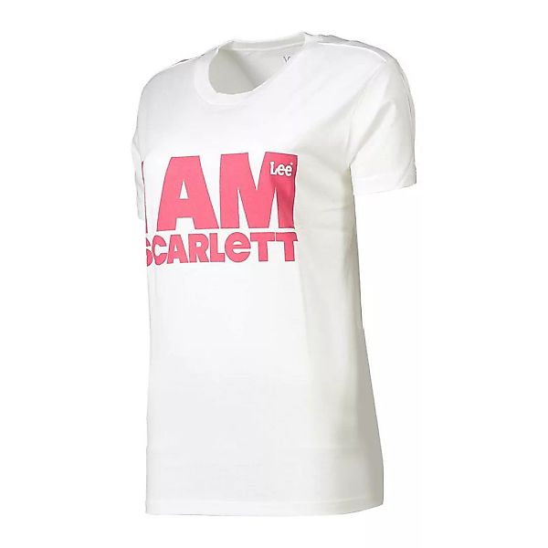 Lee Scarlett Kurzärmeliges T-shirt M White günstig online kaufen
