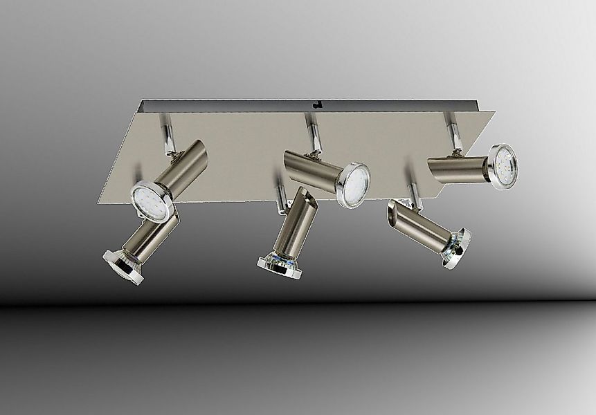 TRANGO LED Deckenstrahler, 3 Stufen dimmbar, 6-flammig 3093SD LED Deckenleu günstig online kaufen