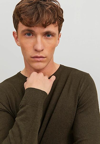 Jack & Jones Herren Rundhals Pullover JJEEMIL günstig online kaufen