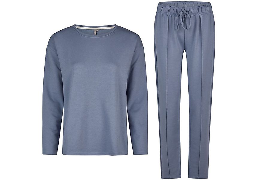 By Louise Schlafanzug Damen Hausanzug Loungewear Homewear Set Langarm & Hos günstig online kaufen