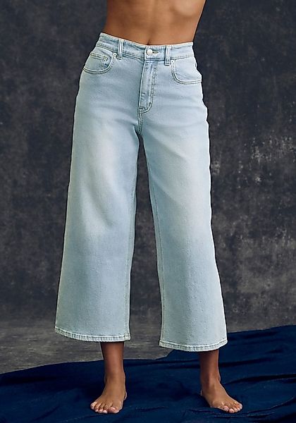 LASCANA 7/8-Jeans aus Baumwoll-Denim, Straight-Leg günstig online kaufen