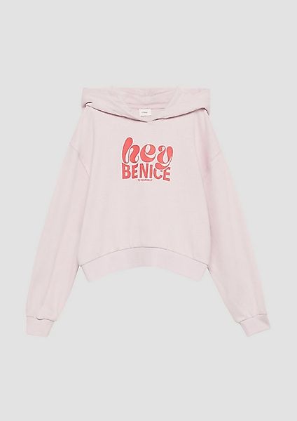 s.Oliver Sweatshirt Sweatshirt Oversized Kapuzen-Sweatshirt mit Front-Print günstig online kaufen