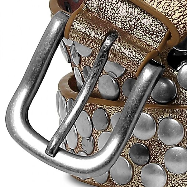Caspar Nietengürtel GU224 schmaler Damen Vintage günstig online kaufen