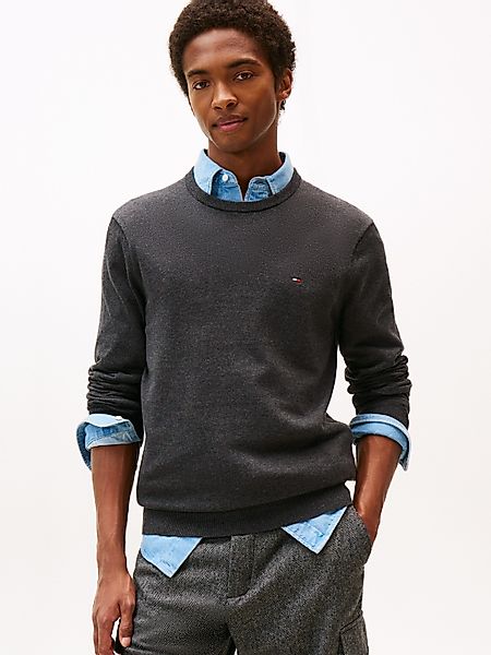 Tommy Hilfiger Rundhalspullover ESSENTIAL COTTON CREW günstig online kaufen