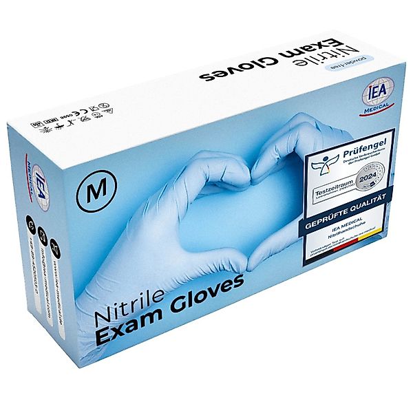IEA Medical Einweghandschuhe, Nitrilhandschuhe Blau 100 günstig online kaufen