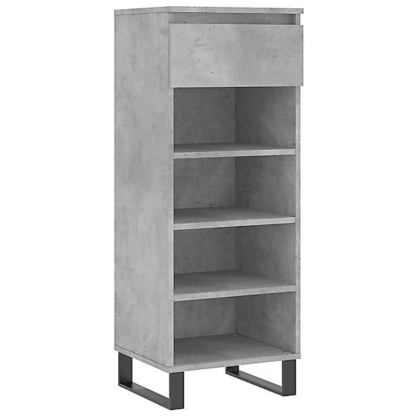 vidaXL Schuhregal Schuhschrank Betongrau 40x36x105 cm günstig online kaufen