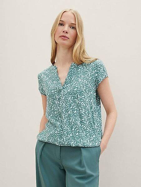 TOM TAILOR Blusentop Gemusterte Bluse  günstig online kaufen