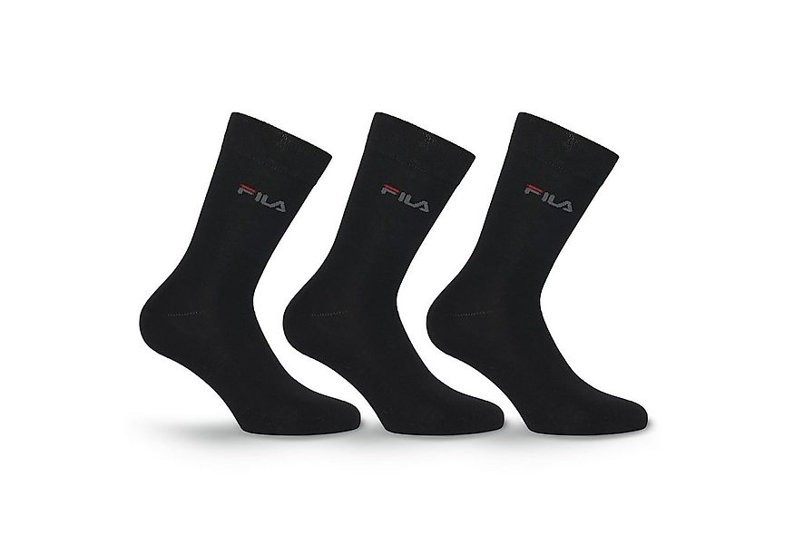 Fila Socken (3 Paar) mit feinem Rippenbündchen günstig online kaufen