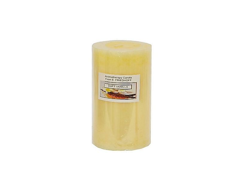 B&S Stumpenkerze Duftkerze Vanille 9,5 x Ø 7,3 cm günstig online kaufen