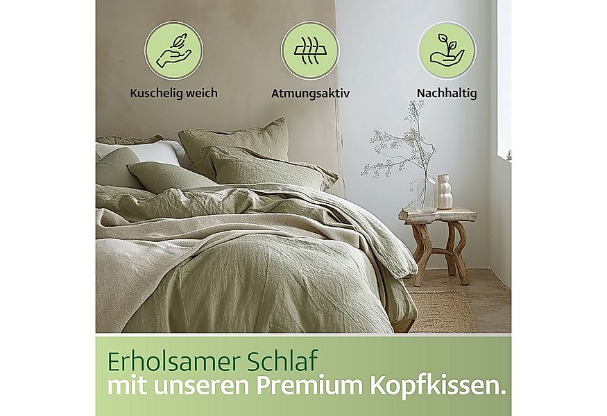 Gentle North Kopfkissen Hochwertige Kopfkissen aus Bambusfasern in Hotelqua günstig online kaufen
