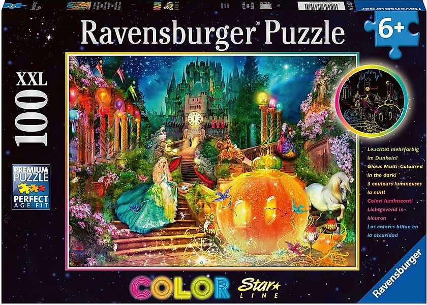 Ravensburger Puzzle Color Star Line, Tanz um Mitternacht, 100 Puzzleteile, günstig online kaufen