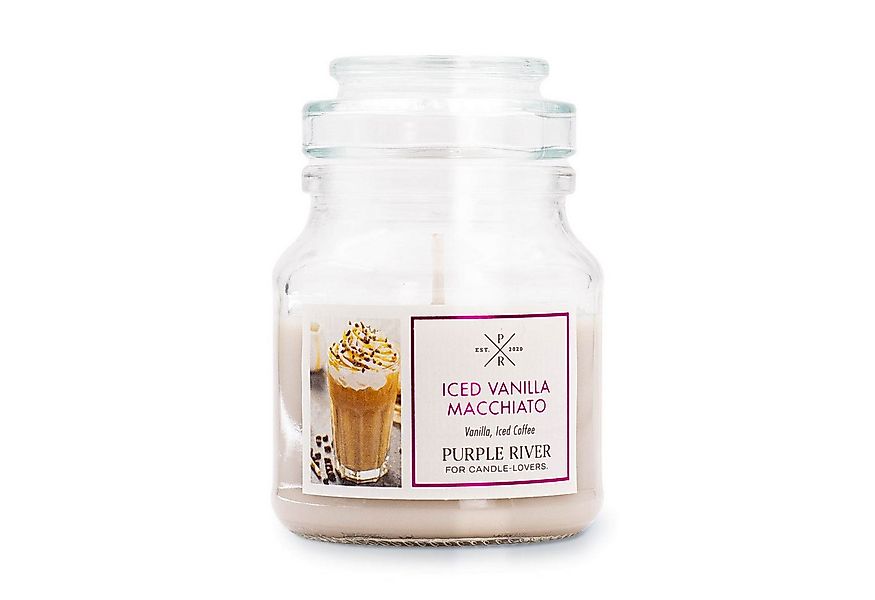 Purple River Duftkerze Iced Vanilla Macchiato - 113g (1-tlg), Brenndauer 20 günstig online kaufen