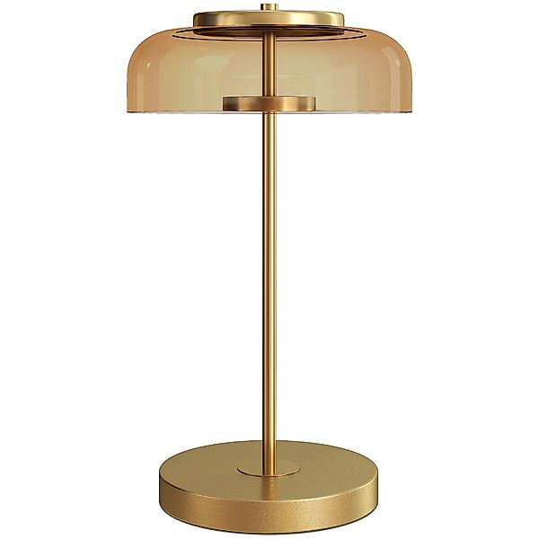 HOMCOM Tischlampe Modern Tischleuchte mit warmem LED-Licht, Metallsockel, b günstig online kaufen