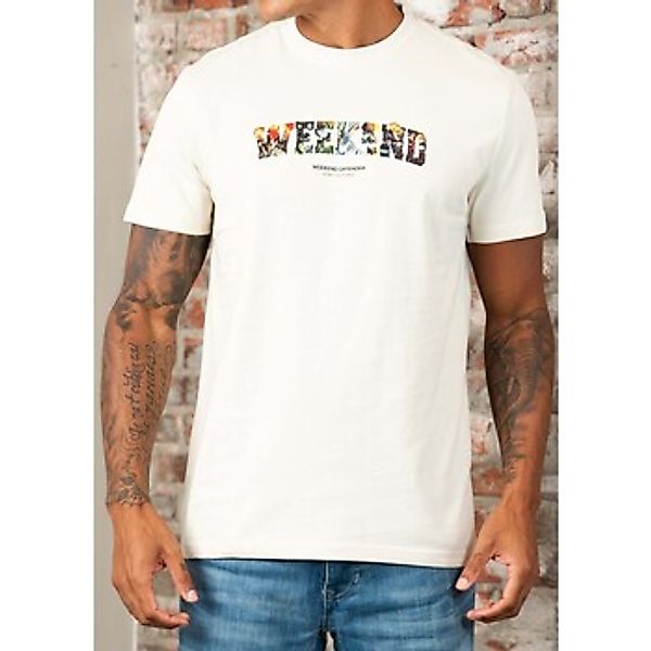 Weekend Offender  T-Shirts & Poloshirts Saturday - calcium günstig online kaufen