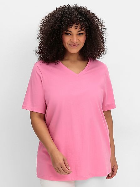 Sheego T-Shirt V-Shirt günstig online kaufen
