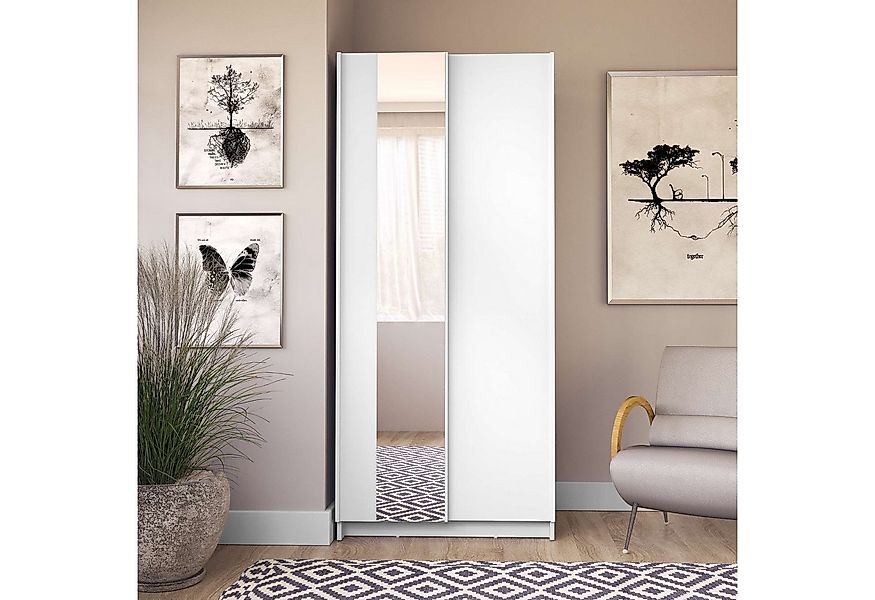 Home affaire Kleiderschrank "Hildreth, Wäscheschrank, Schwebetüren, Versand günstig online kaufen