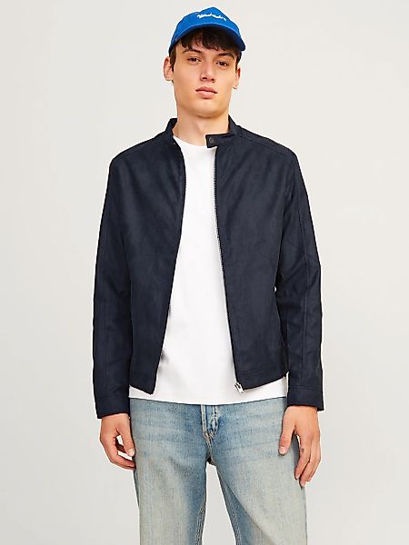 Jack & Jones Lederimitatjacke "JJEDYLAN CLEAN JACKET NOOS" ohne Kapuze mit günstig online kaufen