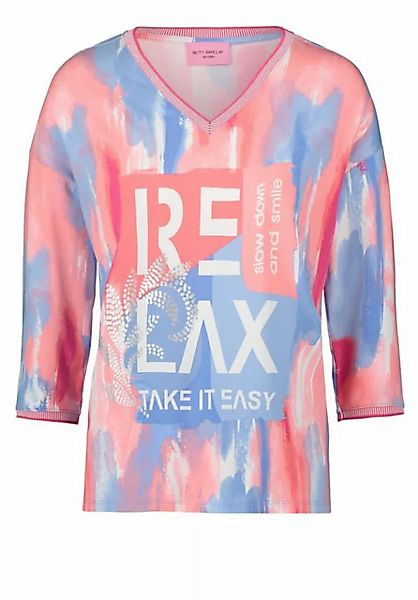 Betty Barclay T-Shirt Shirt Kurz 3/4 Arm, Rosé/Blue günstig online kaufen