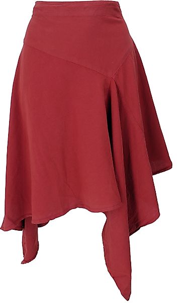 Guru-Shop Minirock Boho Zipfelrock, knielanger Rock günstig online kaufen