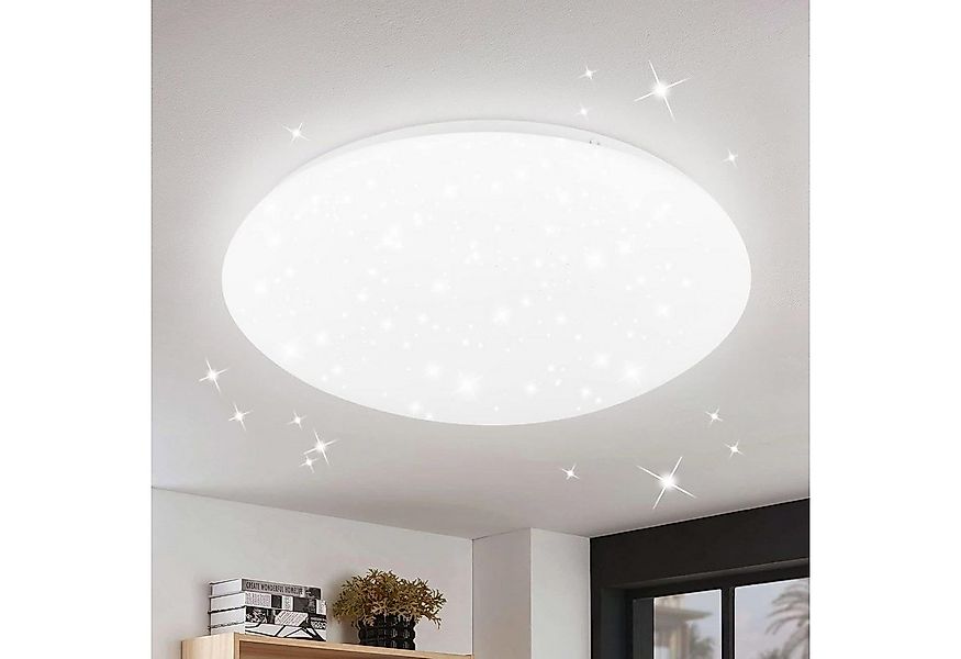 ZMH LED Deckenleuchte Whonzimmer Rund Deckenlampe Modern Sternhimmel Schlaf günstig online kaufen