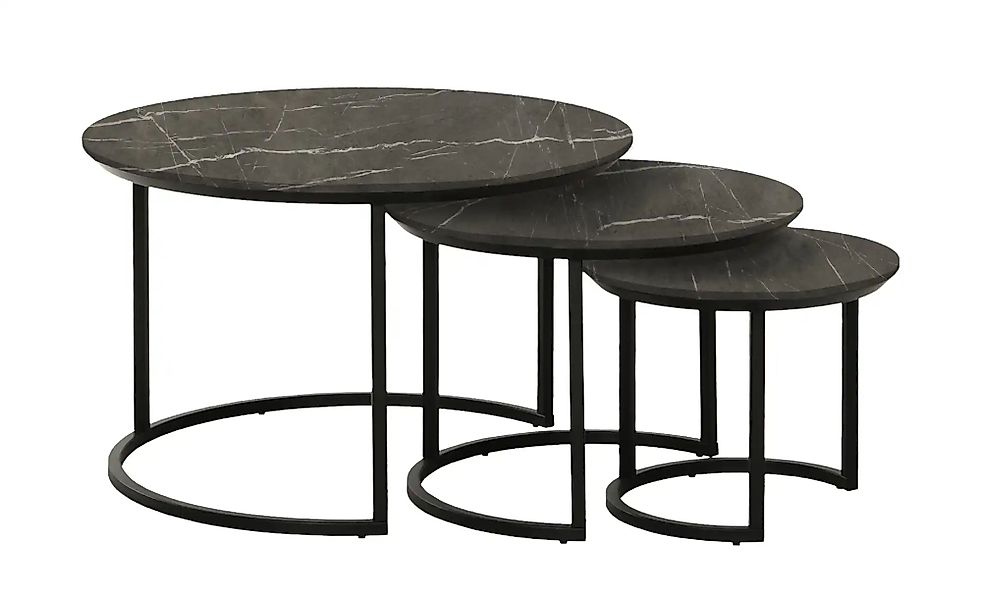 uno Couchtisch 3er Set  Dover ¦ grau ¦ Maße (cm): H: 50,5  Ø: 80 Tische > C günstig online kaufen