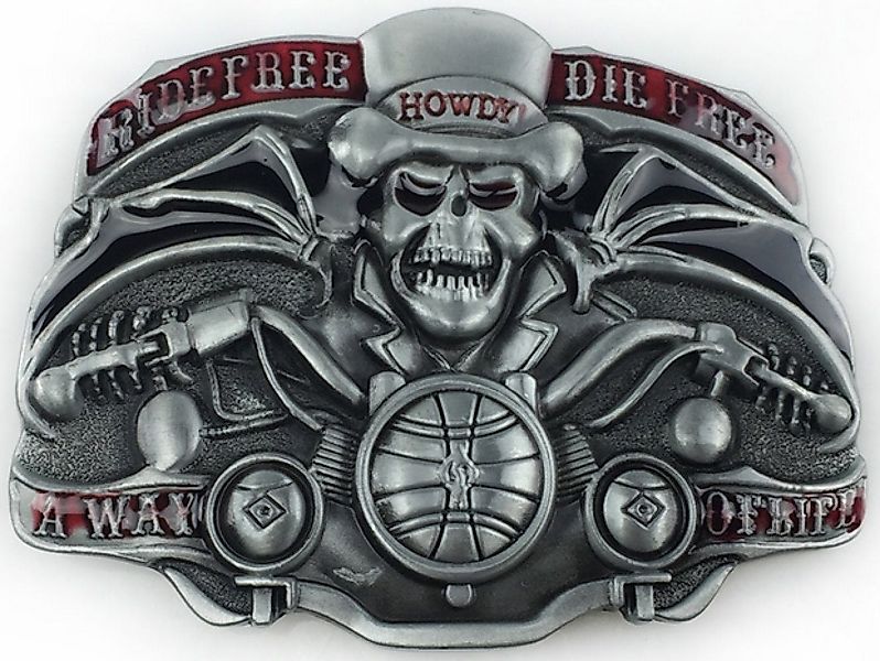 Ware aus aller Welt Gürtelschnalle Skull günstig online kaufen