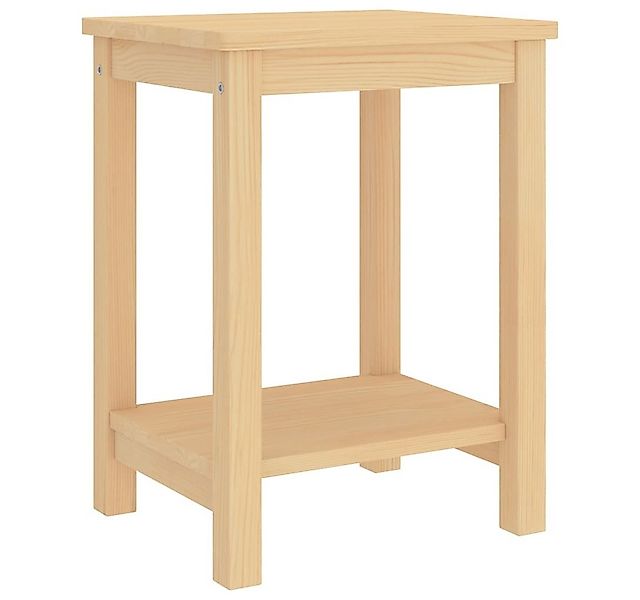 vidaXL Nachttisch Nachttisch Natur 35x30x47 cm Massivholz Kiefer (1-St) günstig online kaufen