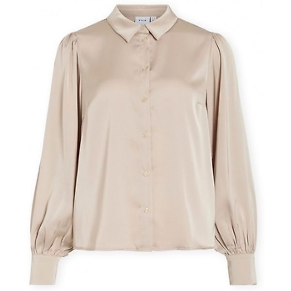 Vila  Blusen Noos Enna Ravenna Shirt - Cement günstig online kaufen