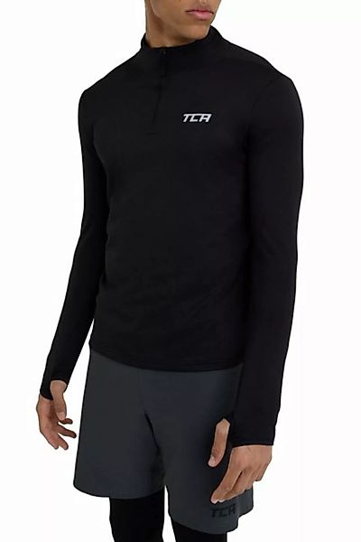 TCA Langarmshirt TCA Herren Cloud Fleece Sporttop Laufshirt - Schwarz, XXL günstig online kaufen