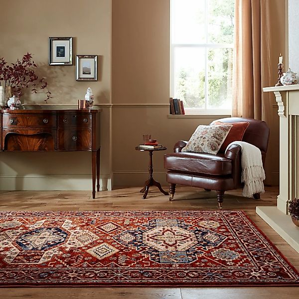 FLAIR RUGS Teppich "Gillingham" rechteckig 12 mm Höhe Vintage Stil günstig online kaufen