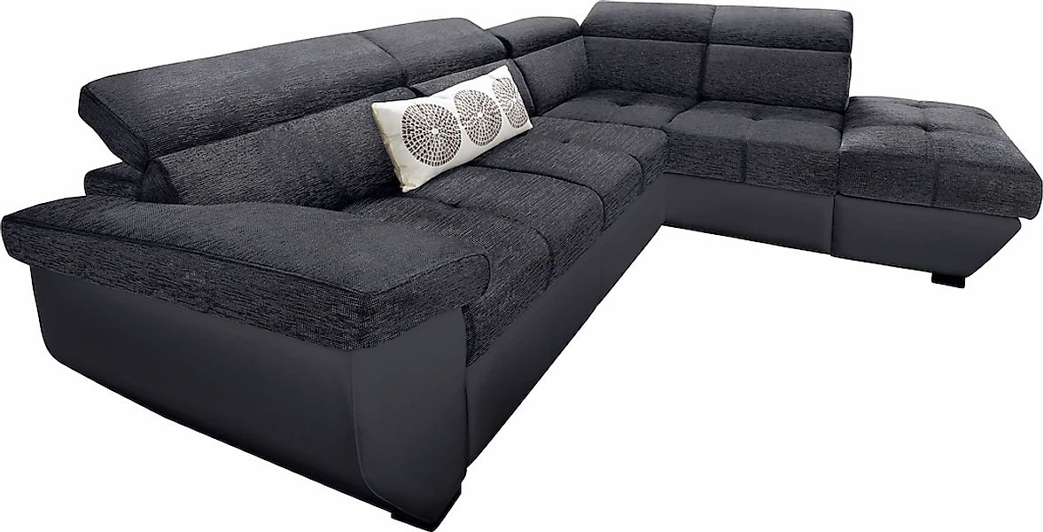 COTTA Ecksofa "Speedway L-Form" mit Kopfteilverstellung, wahlweise mit Bett günstig online kaufen