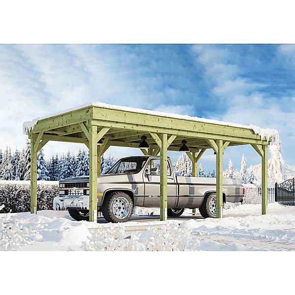 weka Einzelcarport »Carport 609«, Holz, 270 cm, kdi, Schneelast 3kN/m², ink günstig online kaufen