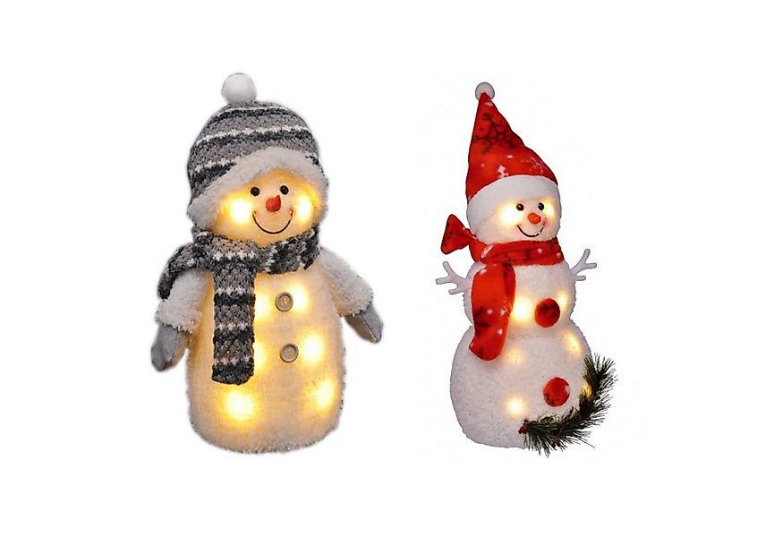 Gravidus LED-Dekofigur Deko Schneemann Set Weihnachtsdeko günstig online kaufen