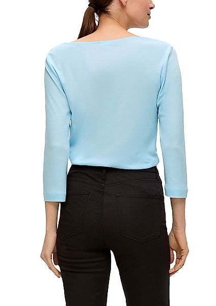 s.Oliver BLACK LABEL 3/4-Arm-Shirt mit besonderem Naht-Design günstig online kaufen