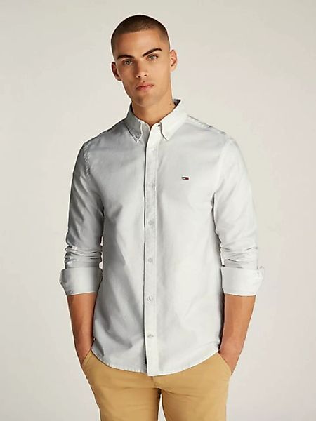 Tommy Jeans Plus Langarmhemd TJM REG OXFORD SHIRT EXT in Großen Größen, Log günstig online kaufen