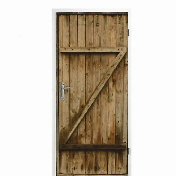 nikima Türbild TB-13 selbstklebendes Türbild – Holztür (16,66 €/m²) Klebefo günstig online kaufen