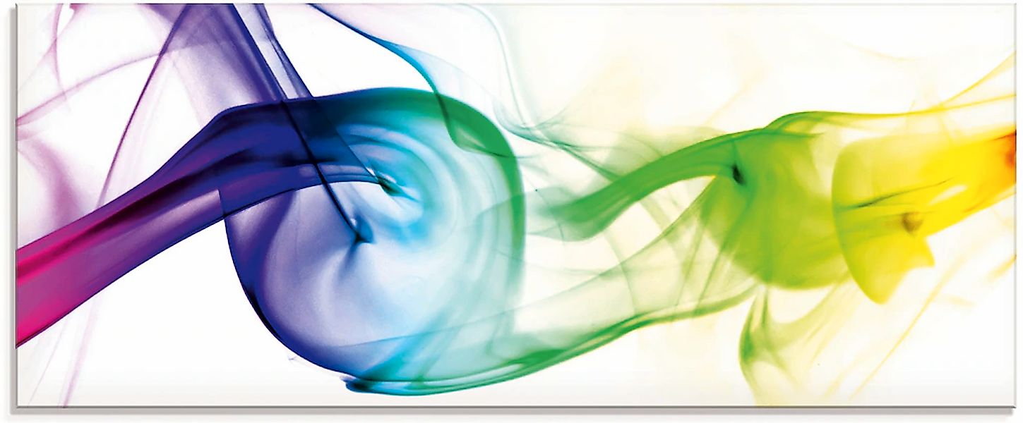 Artland Glasbild "Rauch - Abstrakt" Gegenstandslos 1 Stk. tlg. in verschied günstig online kaufen