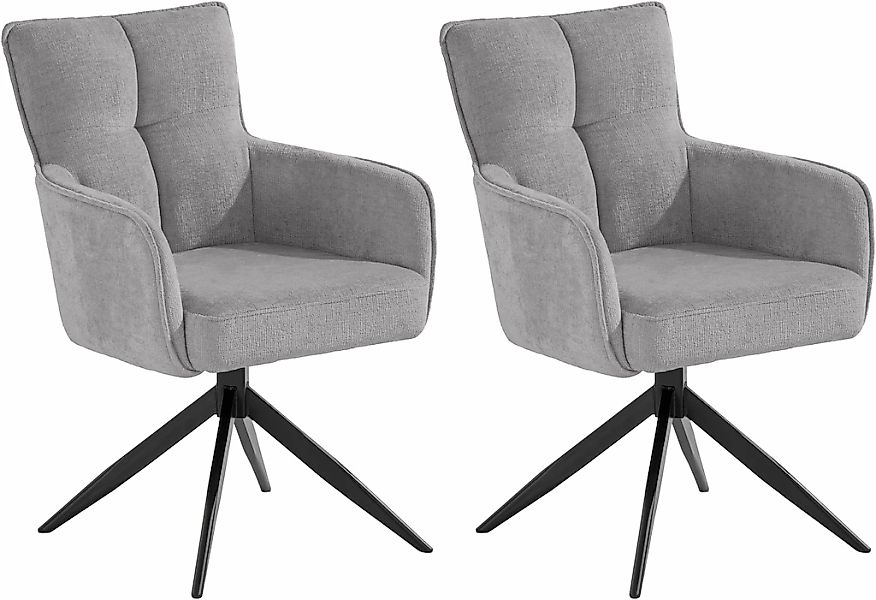 set one by Musterring Armlehnstuhl "Tucson" (Set) (Set), 2er Set, mit Drehf günstig online kaufen