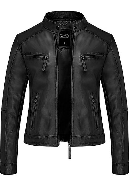 REPUBLIX Lederjacke WINONA Echtleder Damen Biker Zipper Jacke günstig online kaufen