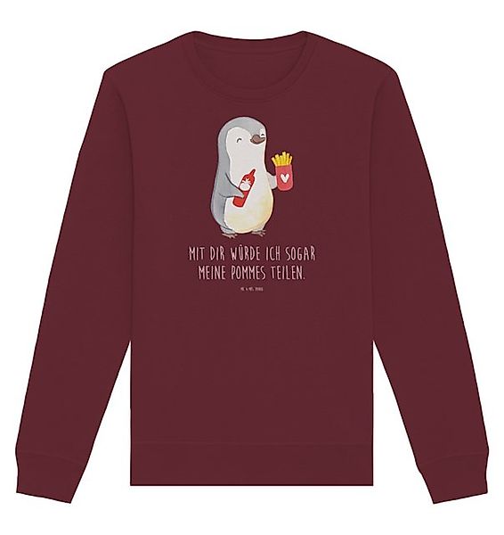 Mr. & Mrs. Panda Longpullover Pinguin Pommes Größe M - Burgundy - Geschenk, günstig online kaufen