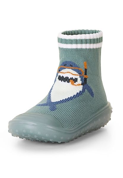 Sterntaler® Basicsocken Adventure-Socks Hai profilierte Gummisohle günstig online kaufen